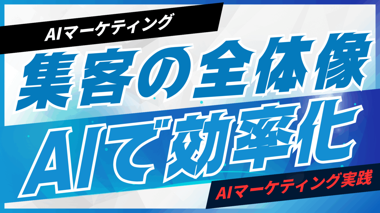 集客の全体像とAIでの効率化